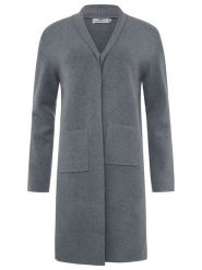 Zwillingsherz Kardigan "Jessi" w kolorze szarym rozmiar: L/XL. Szare kardigany damskie Zwillingsherz, l, bez wzorów. Za 174.84 zł.