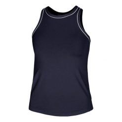 Damski tank top Wilson Team. Czarne topy sportowe damskie Wilson, l, bez wzorów, z materiału, bez ramiączek. Za 177.50 zł.