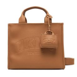 Torebka DKNY. Brązowe torebki klasyczne damskie DKNY, bez wzorów, bez dodatków. Za 699.99 zł.
