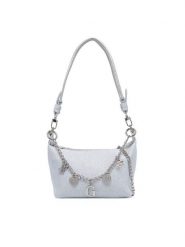 Guess Torebka J6BZ33 K6616 Srebrny. Szare torebki dziecięce Guess. Za 294.99 zł.