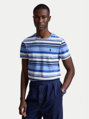 Polo Ralph Lauren T-Shirt 710B21926001 Niebieski Regular Fit. Niebieskie koszulki polo męskie Polo Ralph Lauren, m, bez wzorów, z bawełny, bez ramiączek. Za 419.99 zł.