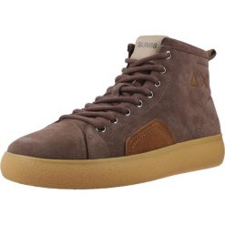 Buty SUN68 LUIS MIDI SUEDE Brązowy. Brązowe buty trekkingowe męskie SUN68, ze skóry, bez zapięcia, trekkingowe. Za 530.99 zł.