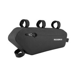 Torebka na ramę rowerową Rockbros AS-018. Czarne torebki klasyczne damskie ROCKBROS, bez wzorów, z materiału, duże, bez dodatków. Za 152.00 zł.