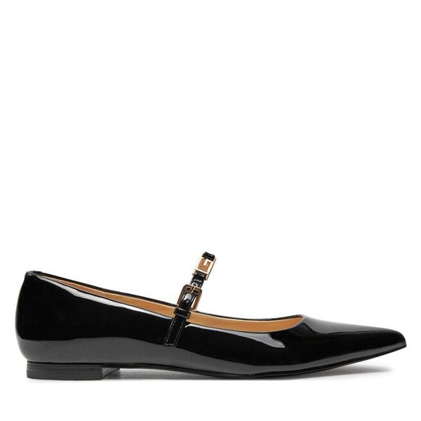 Baleriny Guess. Czarne baleriny damskie Guess, z aplikacjami, bez obcasa. Za 339.99 zł.