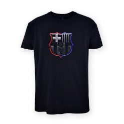 Koszulka Barça 2024-25 czarna. Czarne bluzki damskie FC Barcelona, xl, bez wzorów, sportowe, bez kołnierzyka, bez ramiączek. W wyprzedaży za 127.78 zł.