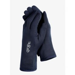 Rękawiczki polarowe Rab Power Stretch Pro Glove. Niebieskie rękawiczki damskie RAB, bez wzorów, z polaru. Za 119.99 zł.