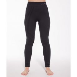 Spodnie damskie z wełną merino Brubeck THERMO WOOL by Pustelnik. Czarne bielizna termoaktywna damska Brubeck, l, bez wzorów, z wełny. Za 183.49 zł.