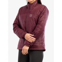 Kurtka damska Fjallraven Expedition X-Latt Jacket. Czerwone kurtki damskie Fjällräven, bez wzorów, bez kaptura. W wyprzedaży za 841.95 zł.