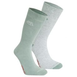 Skarpety Odstraszające Owady Dla Dorosłych Unisex (zestaw 2 Sztuk). Szare skarpetki damskie CRAGHOPPERS, bez wzorów. Za 146.99 zł.