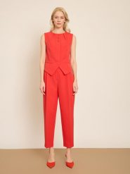 BGN Kamizelka w kolorze czerwonym rozmiar: 36. Czerwone kamizelki damskie BGN. Za 86.99 zł.