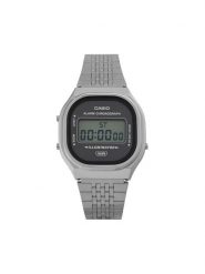 Casio Zegarek Vintage A140WE-8AEF Srebrny. Szare, cyfrowe zegarki męskie Casio, srebrne. Za 379.99 zł.