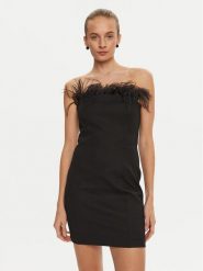 Marella Sukienka koktajlowa Lira 2423226072 Czarny Slim Fit. Czarne sukienki damskie Marella, bez wzorów, z syntetyku, wizytowe, bez kołnierzyka, bez ramiączek. Za 1,009.00 zł.