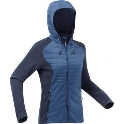 Bluza turystyczna damska Quechua NH500 Hybrid. Czarne bluzy z kapturem damskie QUECHUA, m, z tkaniny. Za 169.99 zł.