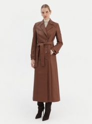 Bardot Płaszcz przejściowy 59899JB5 Brązowy Regular Fit. Brązowe płaszcze damskie BARDOT, l, bez wzorów, ze skóry. Za 1,019.00 zł.