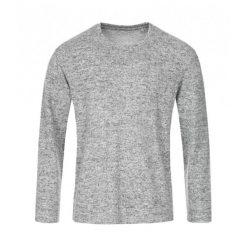 Męska Dzianinowa Bluza Z Długim Rękawem. Szare bluzy bez kaptura męskie Stedman, m, z dzianiny. Za 118.99 zł.