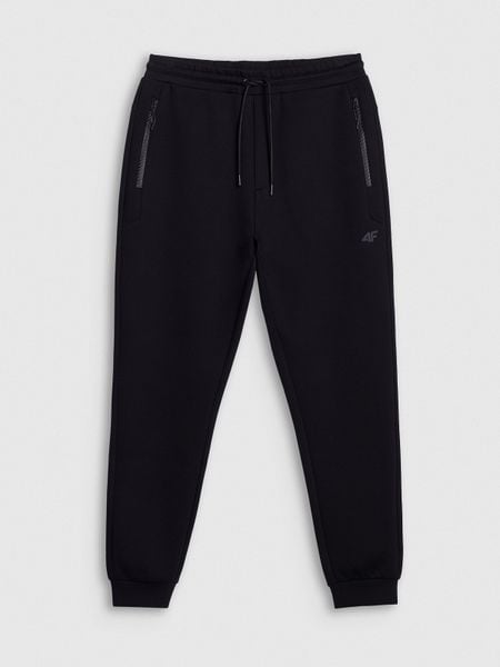 4F Spodnie dresowe joggery męskie - czarne XXL. Czarne spodnie dresowe męskie 4f, bez wzorów, z dresówki. Za 189.99 zł.