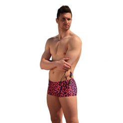 Kąpielówki Mako. Czerwone kąpielówki męskie MAKO, m, bez wzorów, do pływania. Za 242.50 zł.