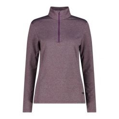 Damski sweter z golfem z jerseyu CMP. Brązowe golfy damskie CMP, bez wzorów, z jersey, bez ramiączek. Za 290.50 zł.