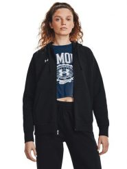 Under Armour Bluza "Rival" w kolorze czarnym rozmiar: M. Czarne bluzy z nadrukiem damskie Under Armour, m. Za 135.49 zł.