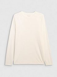 4F Koszulka sportowa w kolorze białym rozmiar: L. Białe t-shirty sportowe męskie 4f, l, z materiału, bez ramiączek, outdoorowe. Za 87.19 zł.