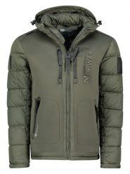 Geographical Norway Kurtka puchowa "Beachwood" w kolorze khaki rozmiar: XL. Brązowe kurtki męskie Geographical Norway, na zimę, xl, bez wzorów, z puchu, bez kaptura. Za 296.56 zł.