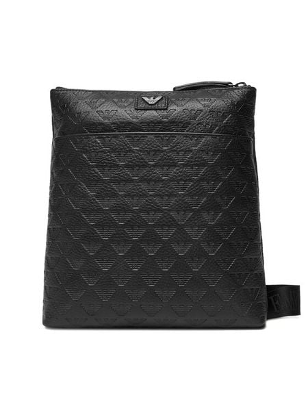 Emporio Armani Saszetka EM001688 AF14774 UC001 Czarny. Czarne saszetki męskie Emporio Armani, ze skóry. Za 1,309.00 zł.