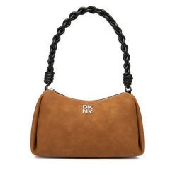 Torebka DKNY. Brązowe torebki klasyczne damskie DKNY, bez wzorów, bez dodatków. Za 609.99 zł.