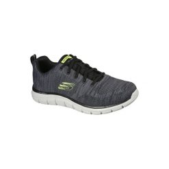 Buty do chodzenia Męskie Skechers. Szare buty sportowe na co dzień męskie Skechers, z gumy, bez zapięcia, trekkingowe. Za 269.99 zł.