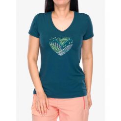 Koszulka z nadrukiem damska CMP Missy T-Shirt. Zielone bluzki sportowe damskie CMP, bez wzorów, bez ramiączek. Za 125.99 zł.