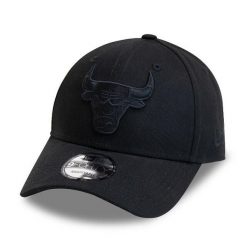 Czapka z daszkiem New Era NBA Chicago Bulls. Czarne czapki męskie New Era, bez wzorów, z bawełny. Za 160.50 zł.
