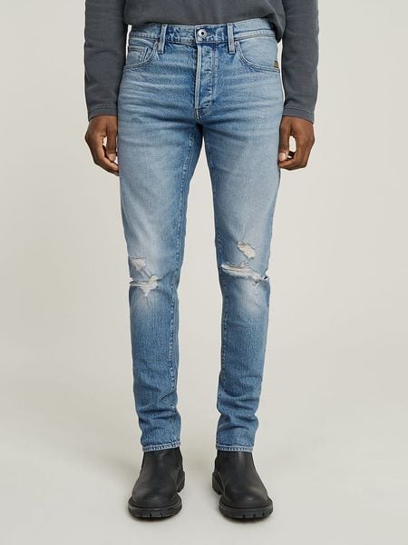 G-Star Dżinsy - Slim fit - w kolorze niebieskim rozmiar: W29/L32. Niebieskie jeansy męskie G-Star. Za 205.45 zł.