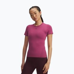 Koszulka Under Armour Vanish Seamless. Czerwone bluzki damskie Under Armour, bez wzorów, bez kołnierzyka. Za 139.99 zł.