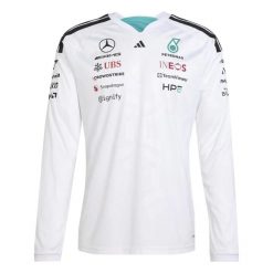 Kurtka z długim rękawem Mercedes AMG Petronas Formula One Team Driver. Białe kurtki męskie Adidas, xs, bez wzorów, eleganckie, bez kaptura. Za 299.00 zł.