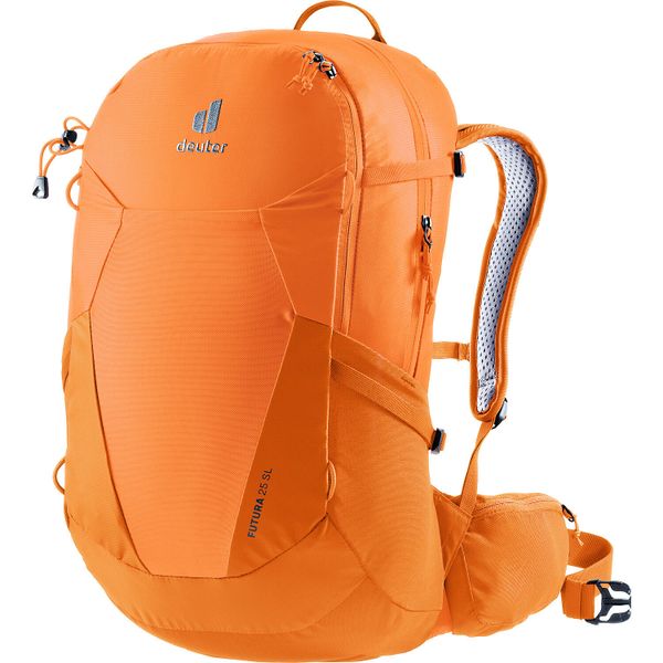 Plecak turystyczny damski Deuter Futura 25 SL - peach/tuscany. Brązowe plecaki damskie Deuter, bez wzorów, sportowe. Za 605.99 zł.