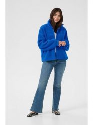 CULTURE Kurtka polarowa w kolorze niebieskim rozmiar: S. Niebieskie kurtki damskie Culture, s, bez wzorów, z polaru, bez kaptura. Za 161.73 zł.