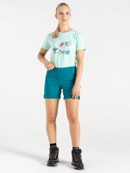 Dare 2b Szorty funkcyjne "Melodic II" w kolorze turkusowym rozmiar: 34. Niebieskie spodenki sportowe damskie Dare 2b, z materiału, outdoorowe. Za 85.38 zł.