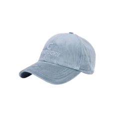 Aksamitna czapka Kentucky. Czerwone czapki z daszkiem damskie KENTUCKY HORSEWEAR, bez wzorów, z weluru. Za 177.50 zł.