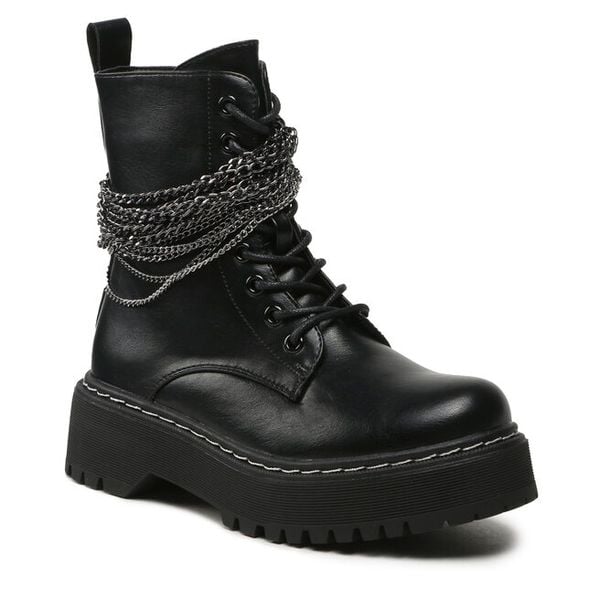 Trapery Jenny Fairy. Czarne trapery damskie Jenny Fairy, bez obcasa. Za 119.99 zł.