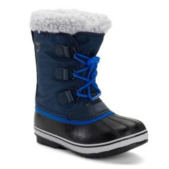 Śniegowce juniorskie Sorel Yoot Pac Nylon Wp. Niebieskie buty zimowe męskie Sorel, z nylonu, bez zapięcia. Za 289.99 zł.