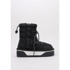 Buty śniegowce damskie D.Franklin ocieplane. Czarne śniegowce damskie D.Franklin, z materiału. Za 242.48 zł.