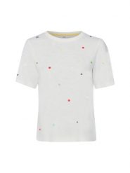 Nümph Koszulka - Nudelora Kobiety Bawełna (100%) biały, S. Białe t-shirty damskie Nümph, s, bez wzorów, z bawełny, bez kołnierzyka. Za 139.95 zł.