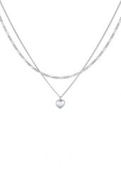 Elli Damski wisior warstwowy serce Figaro ze srebra próby 925 Sterling Silver Naszyjniki 1 ct. Szare naszyjniki damskie Elli, na co dzień, srebrne. Za 248.99 zł.