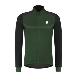 Kurtka rowerowa męska Rogelli MONO. Zielone kurtki męskie Rogelli, na jesień, l, bez wzorów, na fitness i siłownię. W wyprzedaży za 329.00 zł.