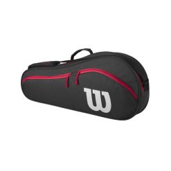 Torba tenisowa na rakiety Wilson Advantage 3 Pack Bag. Czarne torebki klasyczne damskie Wilson, bez wzorów, bez dodatków. Za 139.99 zł.