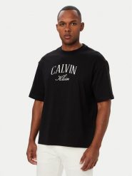 Calvin Klein Jeans Bluza LV04RH209G Czarny Regular Fit. Czarne bluzy bez kaptura męskie Calvin Klein Jeans, m, z bawełny. Za 449.99 zł.