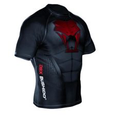 Koszulka kompresyjna Snake Rashguard DBX Bushido More Dry. Czarne t-shirty sportowe męskie DBX BUSHIDO, m, bez ramiączek. Za 149.99 zł.