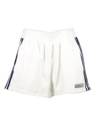 Adidas Szorty "Towel" w kolorze biało-granatowym rozmiar: 40. Białe szorty damskie Adidas, bez wzorów. Za 70.24 zł.