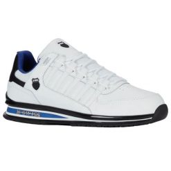 Buty K-Swiss Rinzler Gt M 08907-125-M białe. Białe buty sportowe na co dzień męskie z gumy, bez zapięcia. Za 487.26 zł.