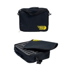 Torba transportowa na 24 stopery Powershot. Czarne torebki klasyczne damskie POWERSHOT, bez wzorów, bez dodatków. Za 193.46 zł.