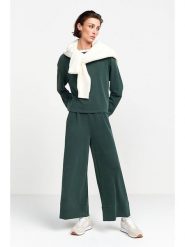 Rich & Royal Koszulka w kolorze zielonym rozmiar: M. Zielone bluzki damskie Rich & Royal, m, bez wzorów, bez kołnierzyka, bez ramiączek. Za 130.81 zł.